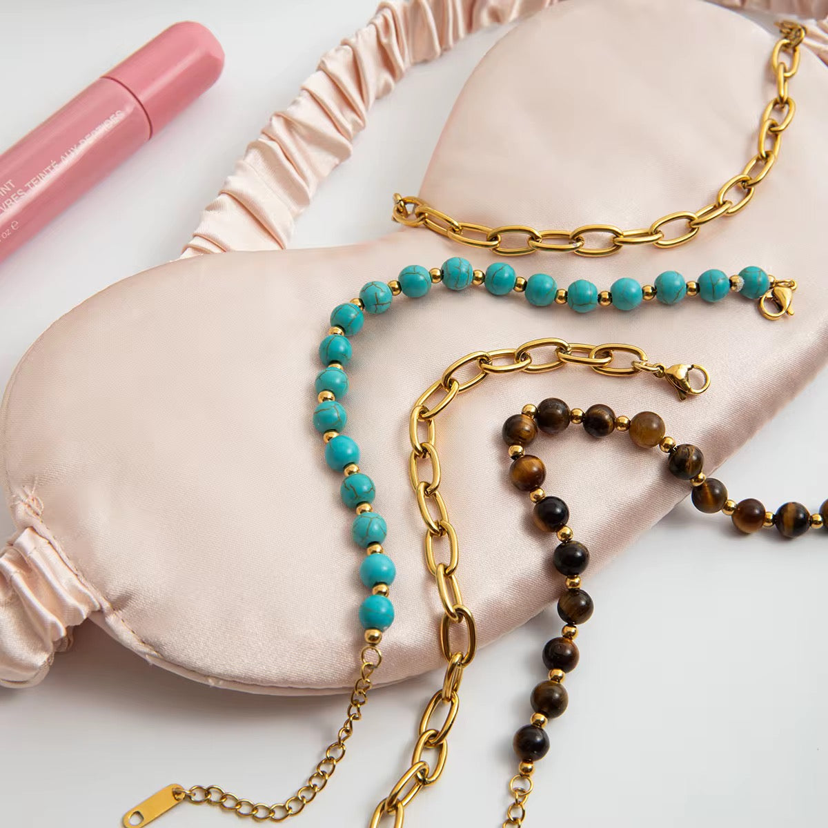 Pulsera Energía Turquesa & Tigre